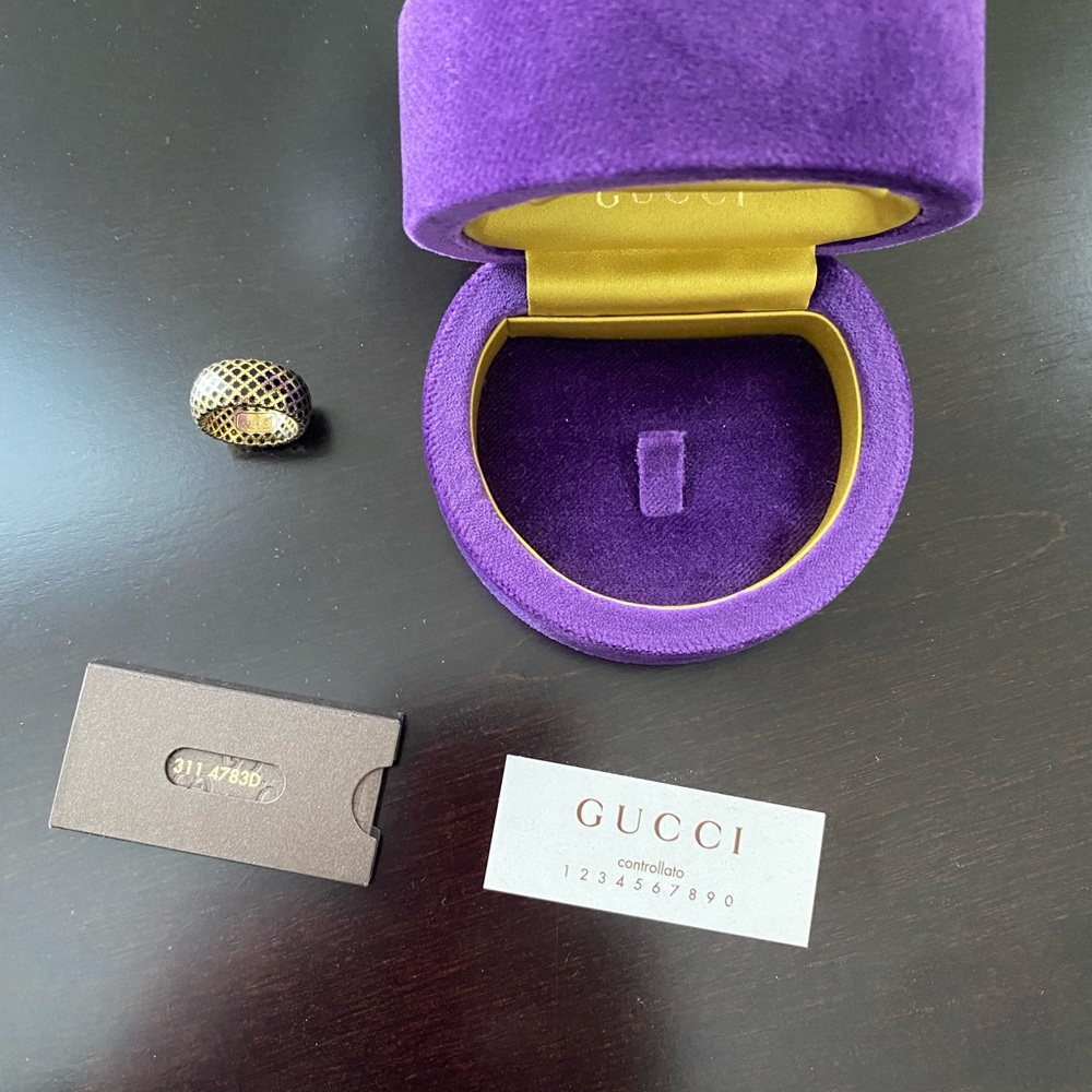 Gucci Diamantissima 18k gold ring - Picture 4 of 4